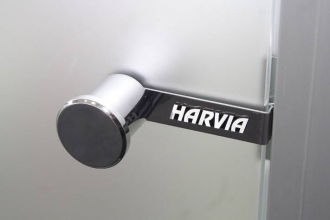 Стеклянная дверь для сауны Harvia STG 70x190, стекло сатин, коробка ольха