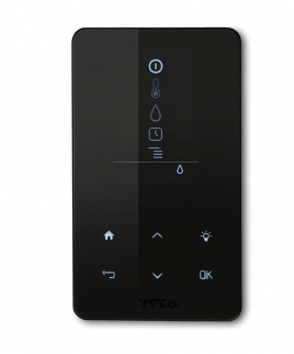 Электрическая печь Tylo Expression Combi 10 кВт, чёрное покрытие, с выносным пультом управления H2 и релейным блоком RB45 в комплекте