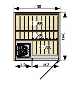 Сауна Harvia Sirius SC1111