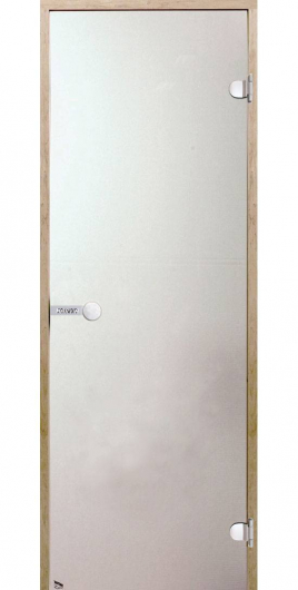 Стеклянная дверь для сауны Harvia STG 70x190, стекло сатин, коробка сосна