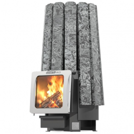 Дровяная банная печь GrillD Cometa Vega 240 Short Max Stone Pro (Серпентинит)