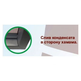 Двери DoorWood для хамам в золотом профиле, стекло прозрачное