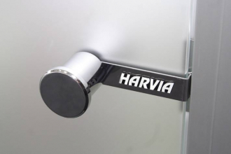 Двери Harvia ALU, стекло прозрачное, коробка алюминий