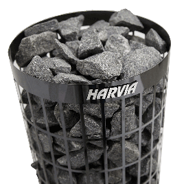 Электрическая печь Harvia Cilindro PC90E Black Steel без пульта