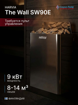 Электрокаменка для сауны 220 Harvia The Wall SW90E
