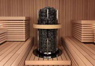 Печь для сауны Sawo Tower TH6-105NS-P круглая, 10.5 кВт