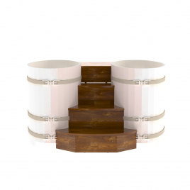 Подиум на 2 купели Bentwood 0,69Х1,31